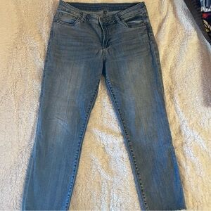 Kut straight leg crop Amy jeans size 10